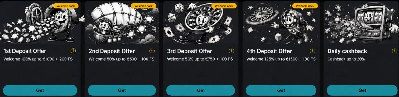 inkybet casino bonuses